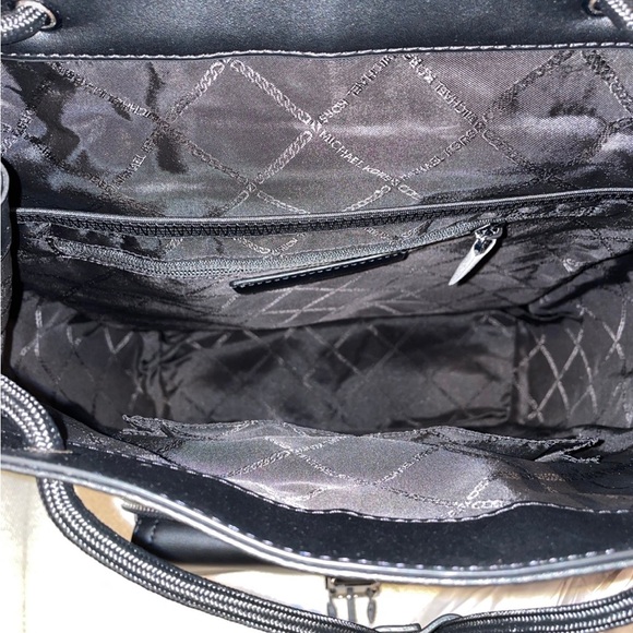 NEW Michael Kors Varick Pocket Rucksack Leather Black - Picture 11 of 12